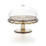 GUZZINI Vanity Bio-Based Cake Stand with Dome D 30 Cm Smoke