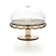 GUZZINI Vanity Bio-Based Cake Stand with Dome D 30 Cm Smoke