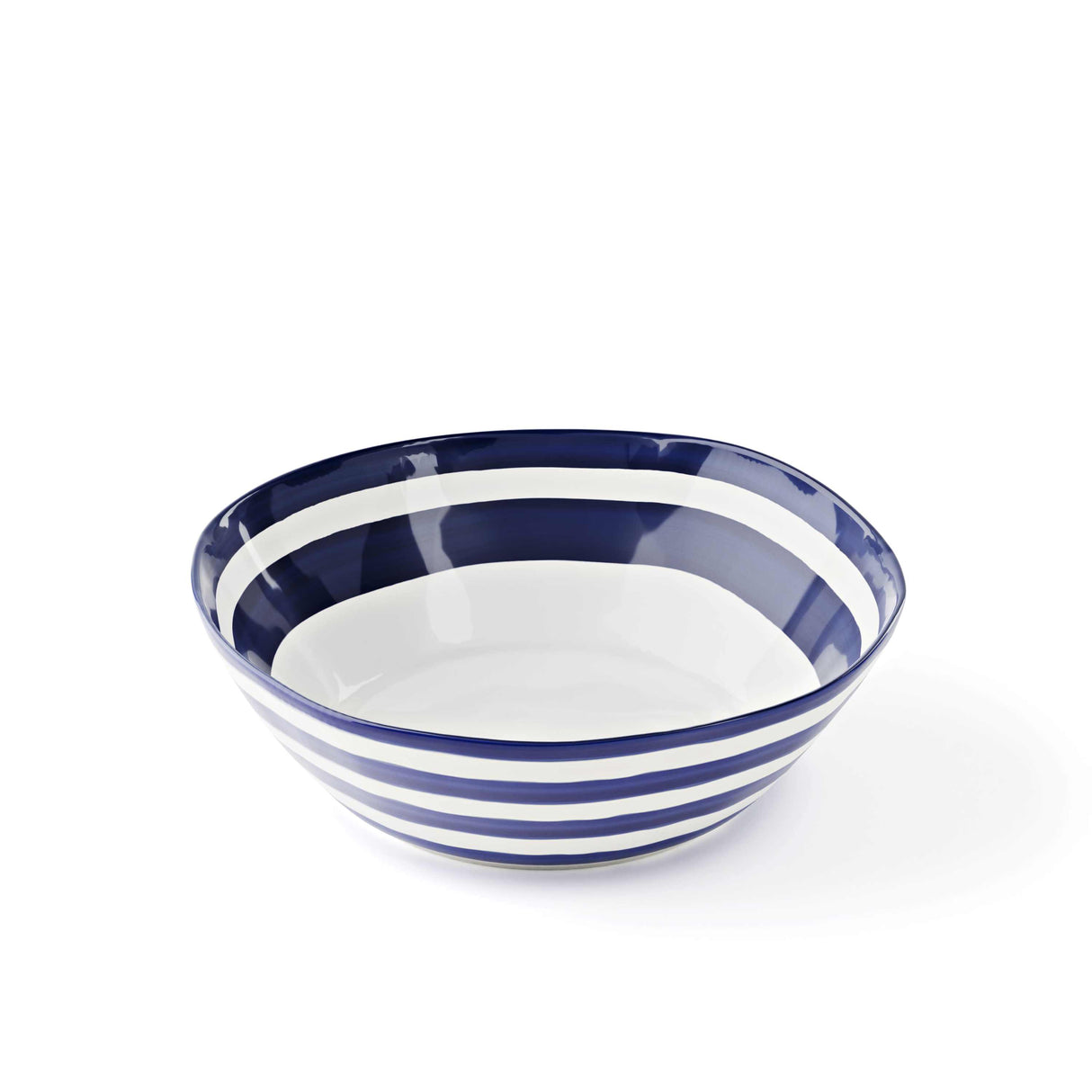 GUZZINI Riviera Melamine Bowl D 30 Cm White Blue