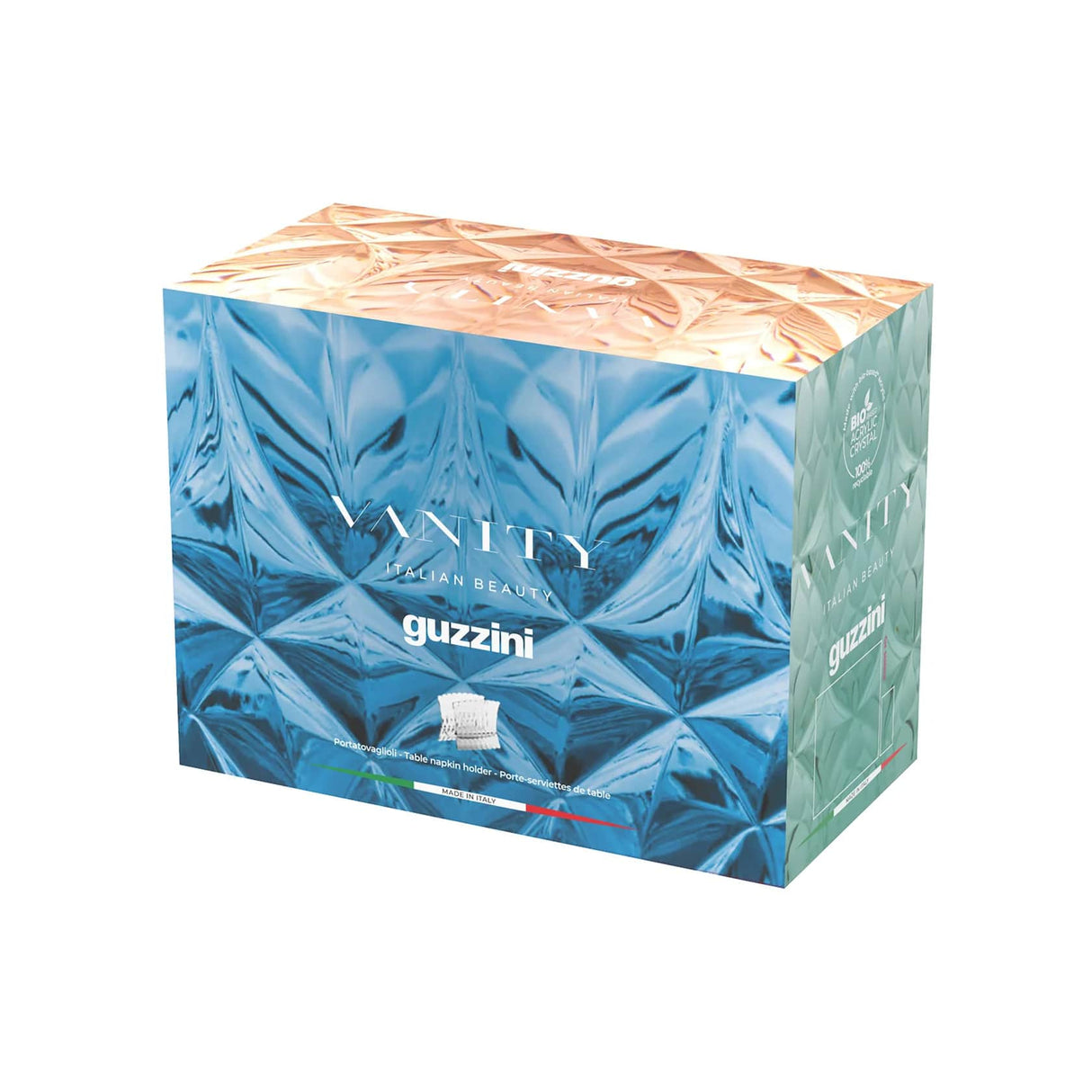 guzzini guzzini portatovaglioli vanity bio based 152 x 76 cm trasparente ean 8008392401971