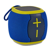 L'Arcolaio Cube Speaker FM Blue/Yellow 10x10x9.2 cm