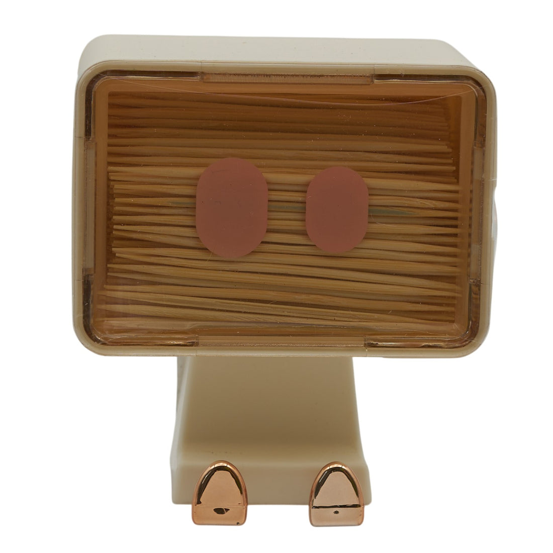 The Arcolaio White Robot Toothpick Holder Original Table Accessory