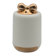 The Arcolaio Toothpick Holder Box with Gold Bow Elegant Table Accessory