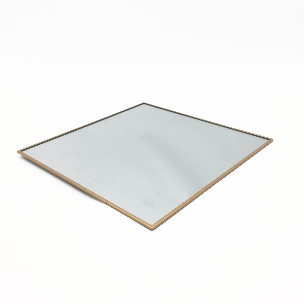 Square Centerpiece Mirror 27 x 27 Cm Gold