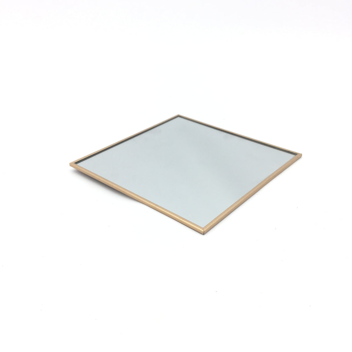 Square Centerpiece Mirror 17 x 17 Cm Gold