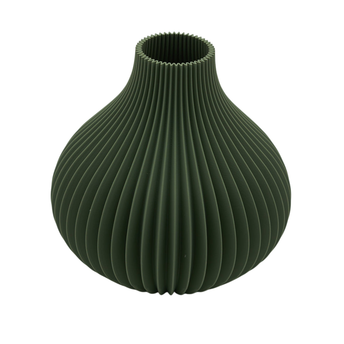 L'Arcolaio Verde Small Drop Vase 12.2x12.2x12 cm Decorative Vase for Plants and Flowers