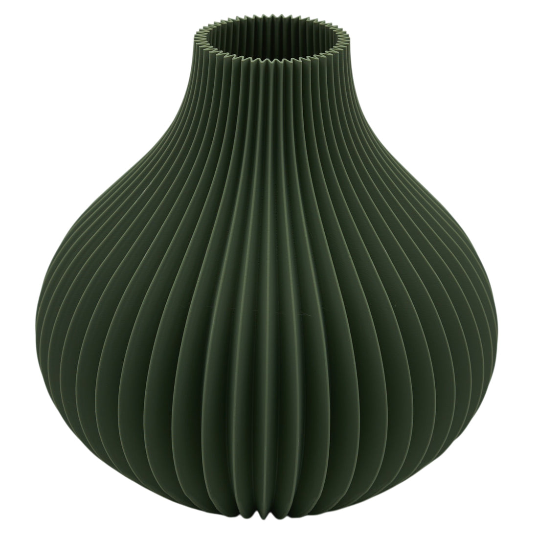 L'Arcolaio Verde Teardrop Vase Medium 16.3x16.3x16 cm Decorative Vase for Plants and Flowers