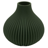 L'Arcolaio Verde Vaso Goccia Medio 16,3x16,3x16 cm Vaso Decorativo per Piante e Fiori