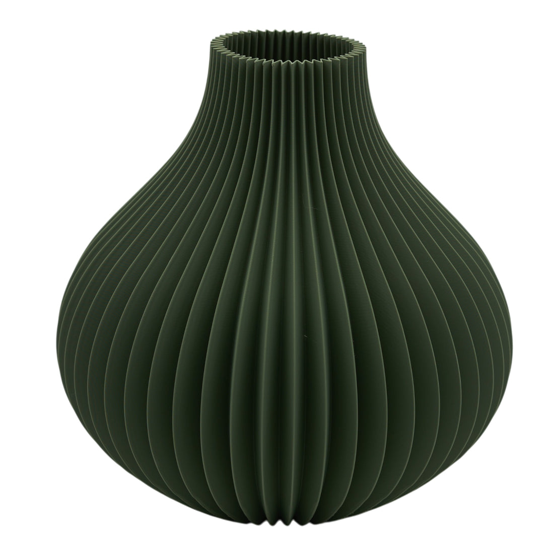 L'Arcolaio Verde Large Drop Vase 20.3x20.3x20 cm Decorative Vase for Plants and Flowers