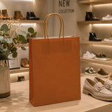 L'Arcolaio Kraft Shopper Rust Christmas Gifts 18x7x24 cm Box of 10 pcs
