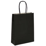 L'Arcolaio Black Kraft Shopper Christmas Gifts 22X10X29 Pack of 10