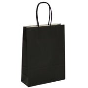 L'Arcolaio Black Kraft Shopper Christmas Gifts 22X10X29 Pack of 10