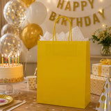 L'Arcolaio Yellow Kraft Shopper Christmas Gifts 22X10X29 Box 10 Pcs