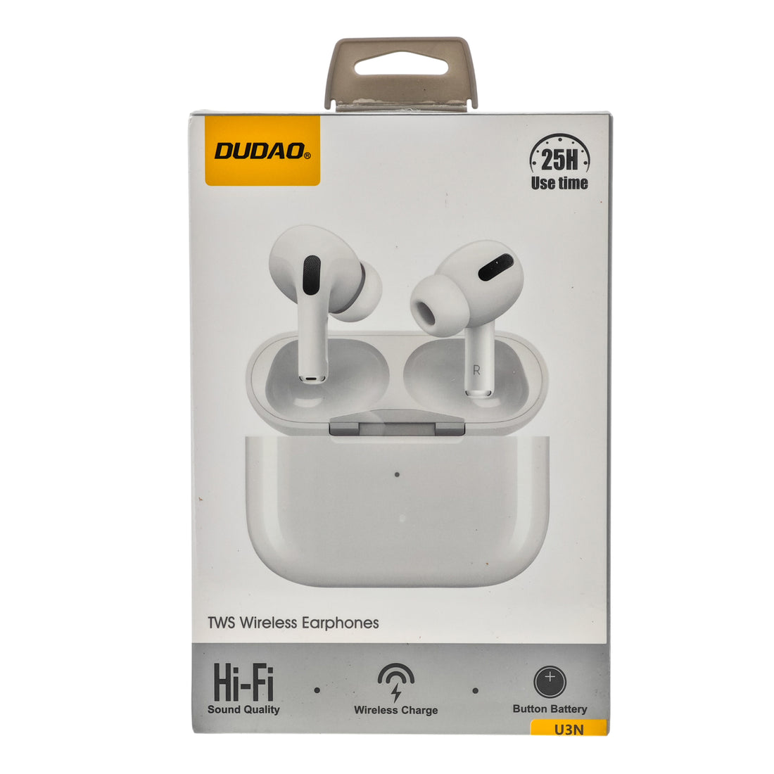 L'Arcolaio TWS Bluetooth Wireless Earbuds with Wireless Charging Case, Hi-Fi, 25-Hour Battery Life, White
