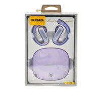 L'Arcolaio Wireless TWS Bluetooth Earbuds with Sport Hooks, Touch Control, Hi-Fi Audio, Charging Case, Purple