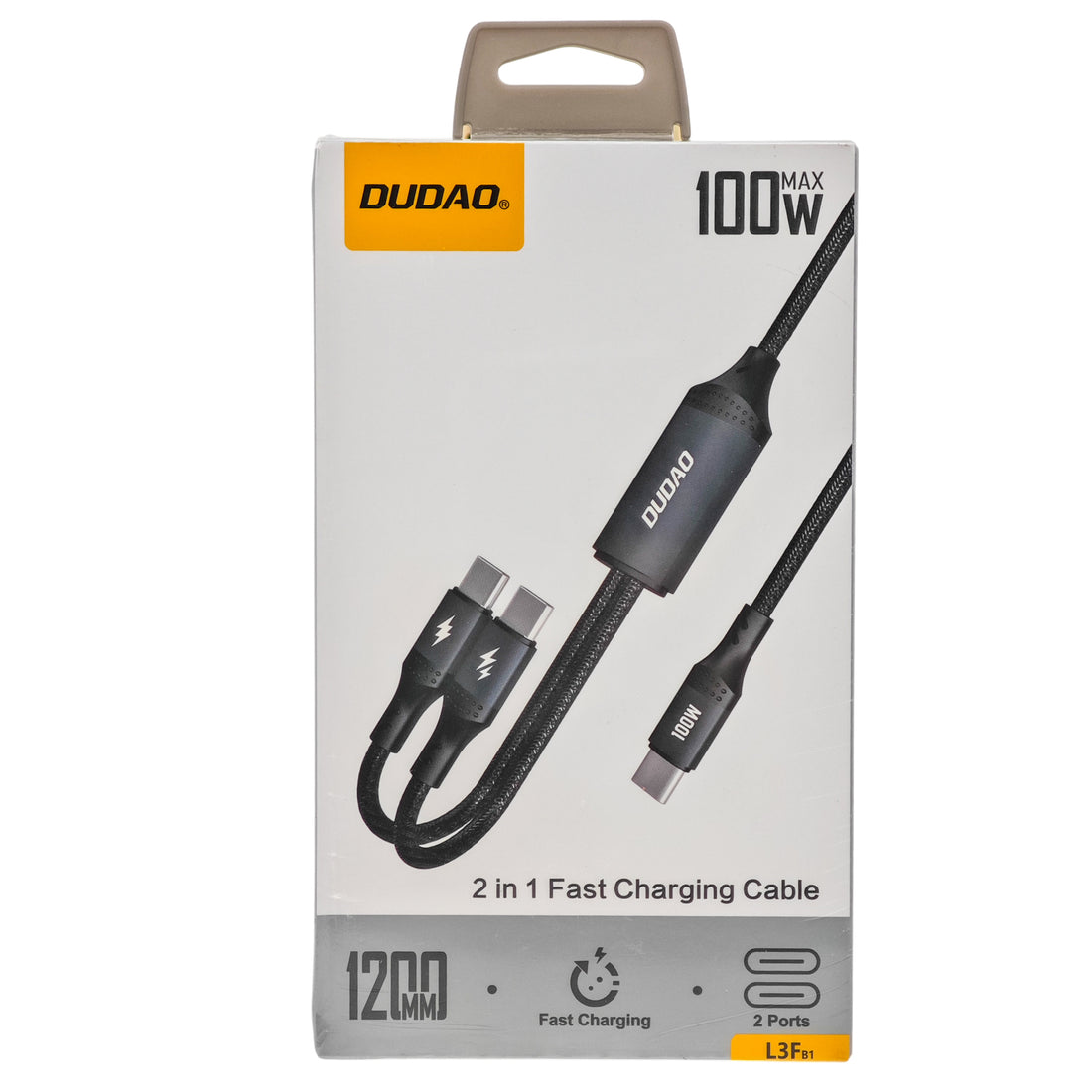 L'Arcolaio USB-C 2-in-1 Fast Charging Cable 100W 1.2m