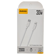 The Arcolaio USB-C to Lightning Cable 30W Fast Charging and Data Transfer 2 m White