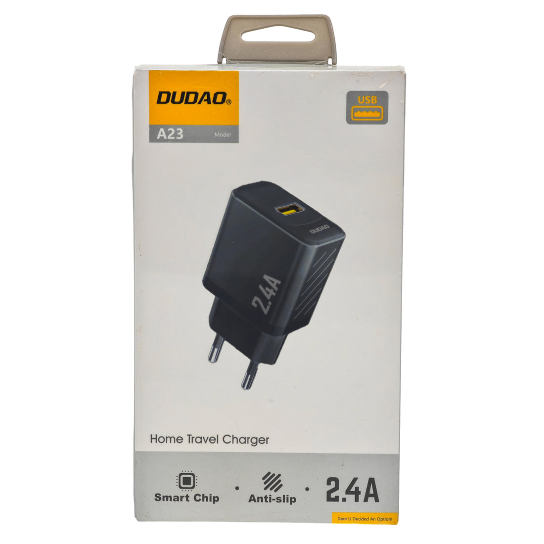 The Arcolaio USB 2.4A Smart Chip Wall Charger Black