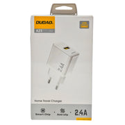 Arcolaio 2.4A Smart Chip USB Wall Charger White