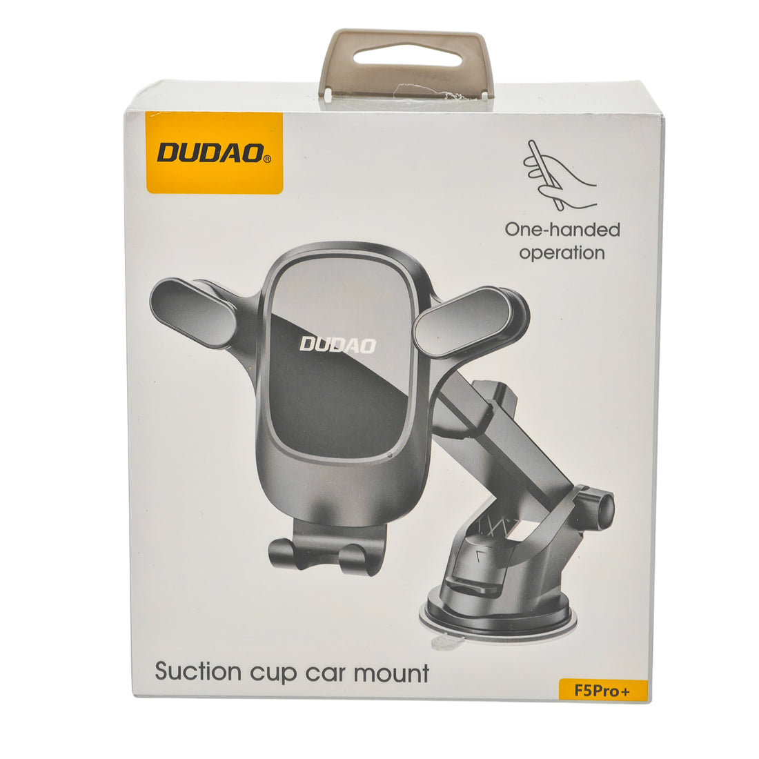 L'Arcolaio Universal Car Phone Mount with Suction Cup, Adjustable Arm, and 360° Rotation Black