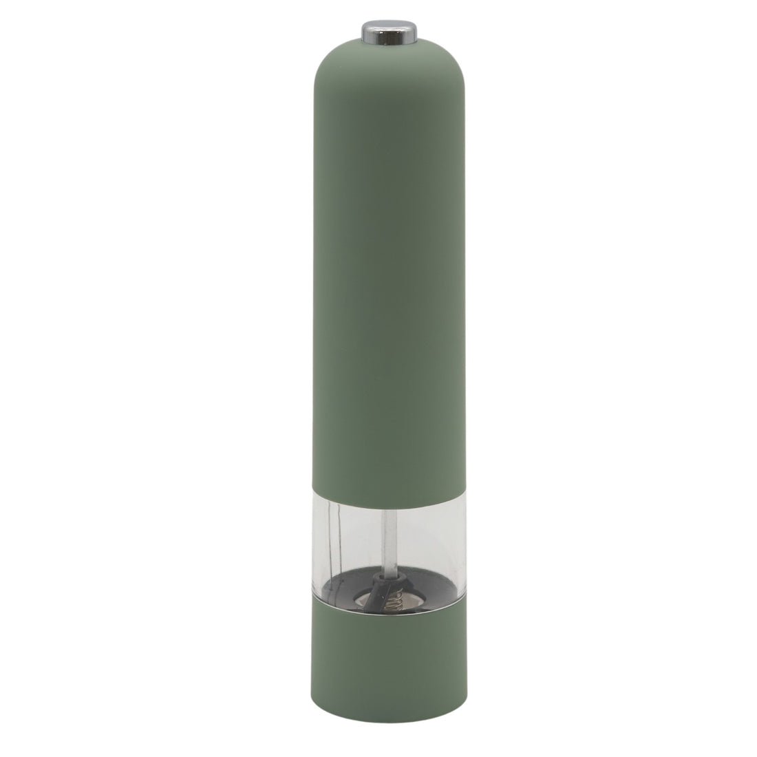 L'Arcolaio Green Electric Pepper Grinder 5.2x5.2x23 cm with Grind Adjustment