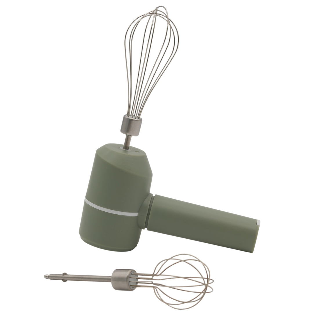 L'Arcolaio Green Electric Immersion Blender 9.5x5.8x16.2 cm Rechargeable Portable Mixer