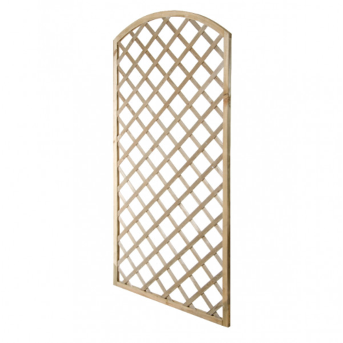 L'Arcolaio Wooden Garden Trellis Arch 90x180cm Impregnated for Outdoor