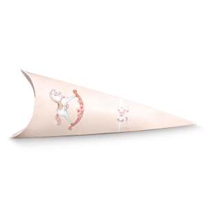 Cone Envelope 190 Mm Pony Pink 10 Pcs