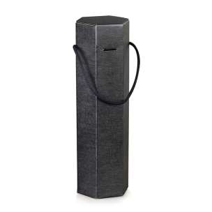 Scotton Secret Box Hexagon 1 Bottle 95 x 95 x 355 Mm Black 10 Pcs