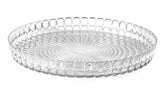 Tiffany Round Tray D 35.6cm H 4cm Transparent