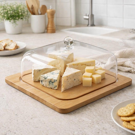Bamboo Cheese Serving Tray 28cm