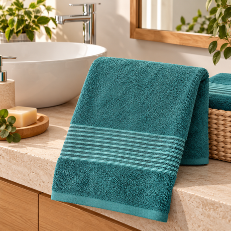 Androni Giocattoli Terry Guest Towel – Soft, Absorbent Bathroom Hand Towel, Assorted Colours, 1 Piece