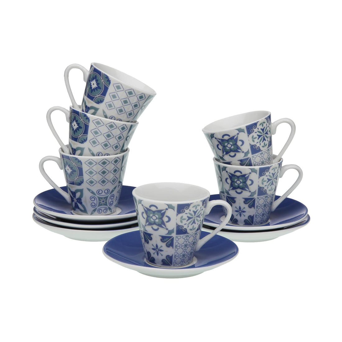 Pour SET OF 6 AZURITA COFFEE CUPS