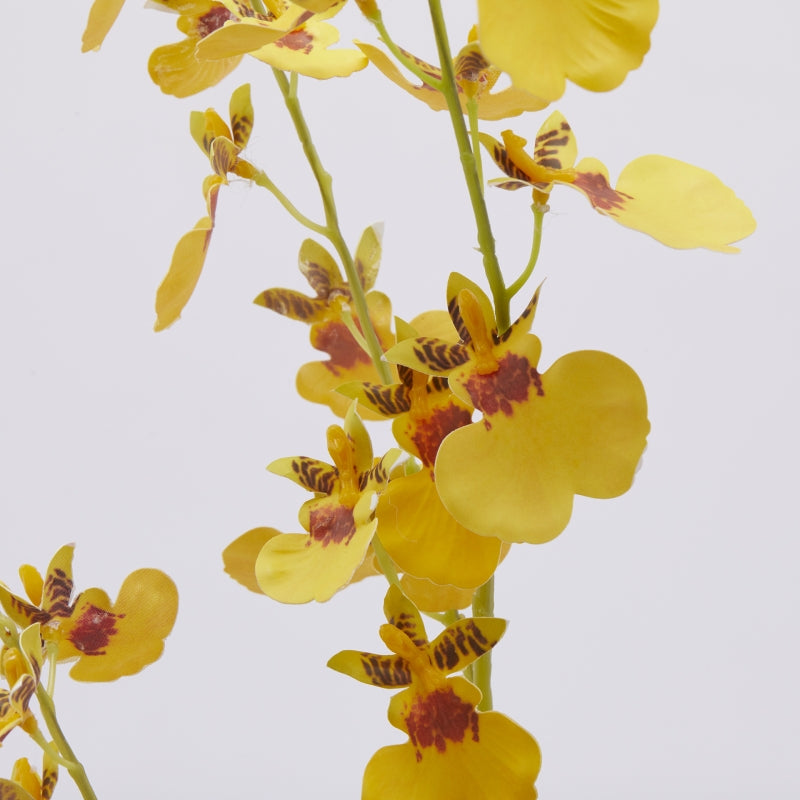 edg enzo de gasperi edg enzo de gasperi orchidea oncidium ramo x4 artificiale h 80 cm yellow ean 8059824350060