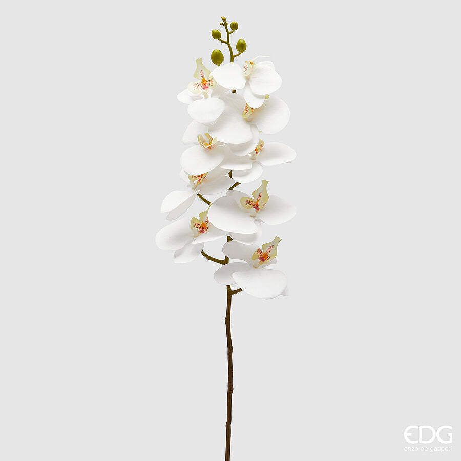 edg enzo de gasperi edg enzo de gasperi orchidea phalaenopsis ramo artificiale h 94 cm white ean 8059824383617