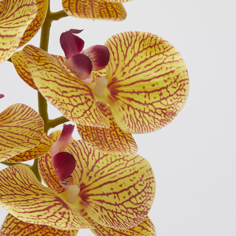 edg enzo de gasperi edg enzo de gasperi orchidea phalaenopsis ramo artificiale h 94 cm yellow ean 8059824383594