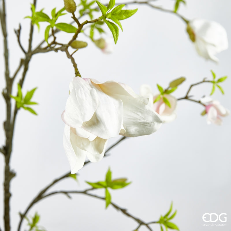 edg enzo de gasperi ramo magnolia jumbo artificiale h 180 cm white pink ean 8059824489883