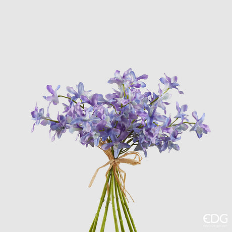 edg enzo de gasperi bouquet orchidea dendrobium artificiale h 31 cm blue ean 8059824514837