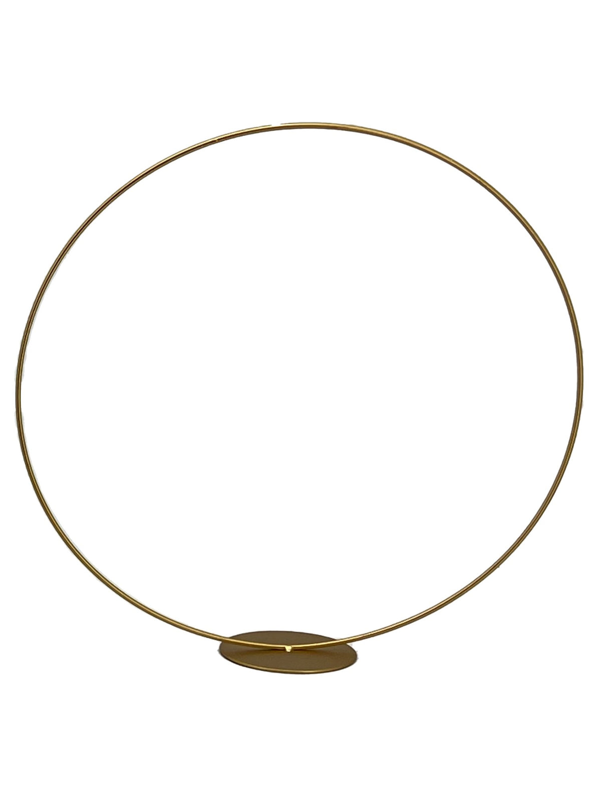 Gold Circle on Pedestal D 40 Cm