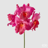 edg enzo de gasperi edg enzo de gasperi orchidea cattleya duke ramo x4 e 2 boccioli artificiale h 43 cm fuchsia ean 8056372147210
