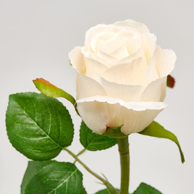 EDG Enzo De Gasperi Rose Bud Olis 3 Stem Branch Ass. H 51 Cm Artificial Plant Ivory 1 Pc