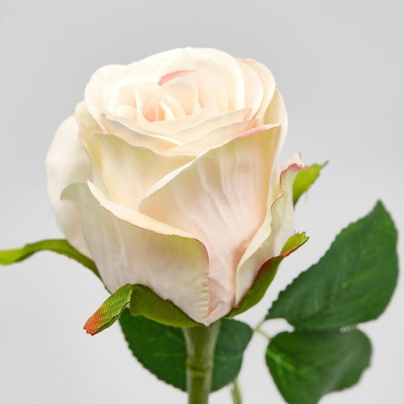 EDG Enzo De Gasperi Rose Bud Olis 3 Stem Branch Ass. H 51 Cm Artificial Plant Ivory 1 Pc