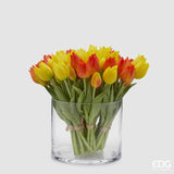 edg enzo de gasperi edg enzo de gasperi bouquet di 5 tulipani olis ass h 26 cm yellow orange 1 pz ean 8059824245205