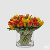 edg enzo de gasperi edg enzo de gasperi bouquet 5 tulipani olis ass h 28 cm yellow orange 1 pz ean 8059824237200