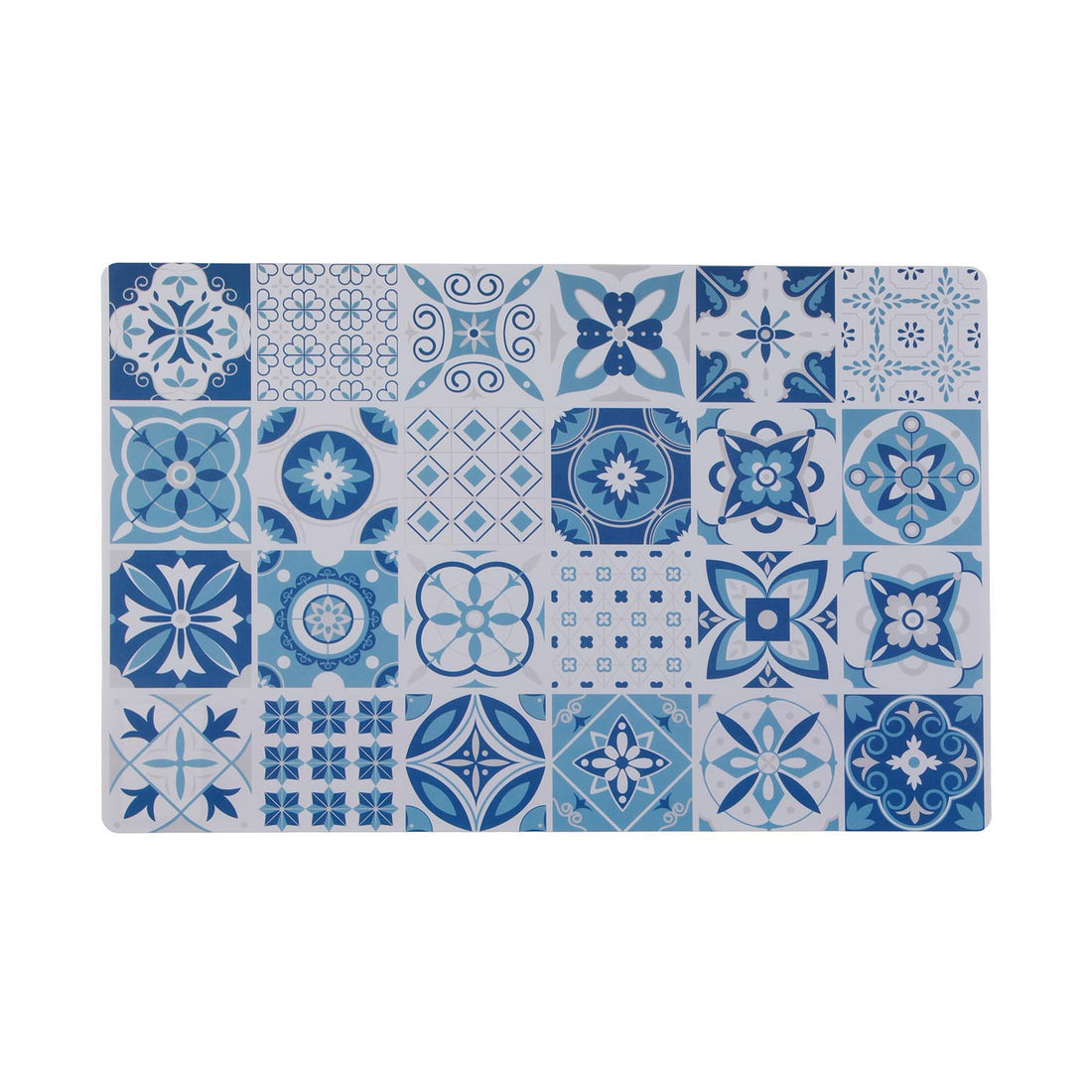 Versa Azurita Matte Blue Polypropylene Placemat