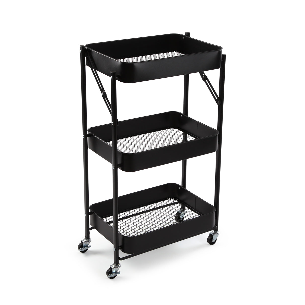 Versa Black Metal Folding Cart