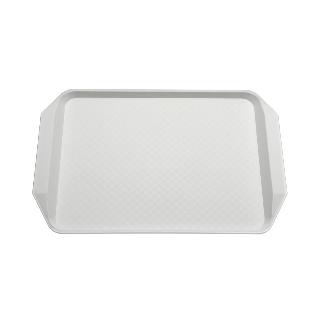 Versa Vassoio Antiscivolo Bianco in Polipropilene 30x43 cm – Vassoio da Portata Resistente e Pratico