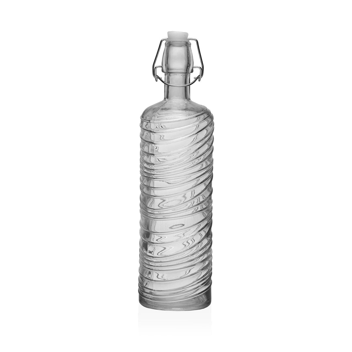 Versa Glass Bottle D 8.2 cm H 30.6 cm 1.000 ml Transparent