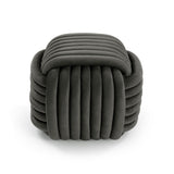 Versa Pouf Quadrato Grigio Scuro
