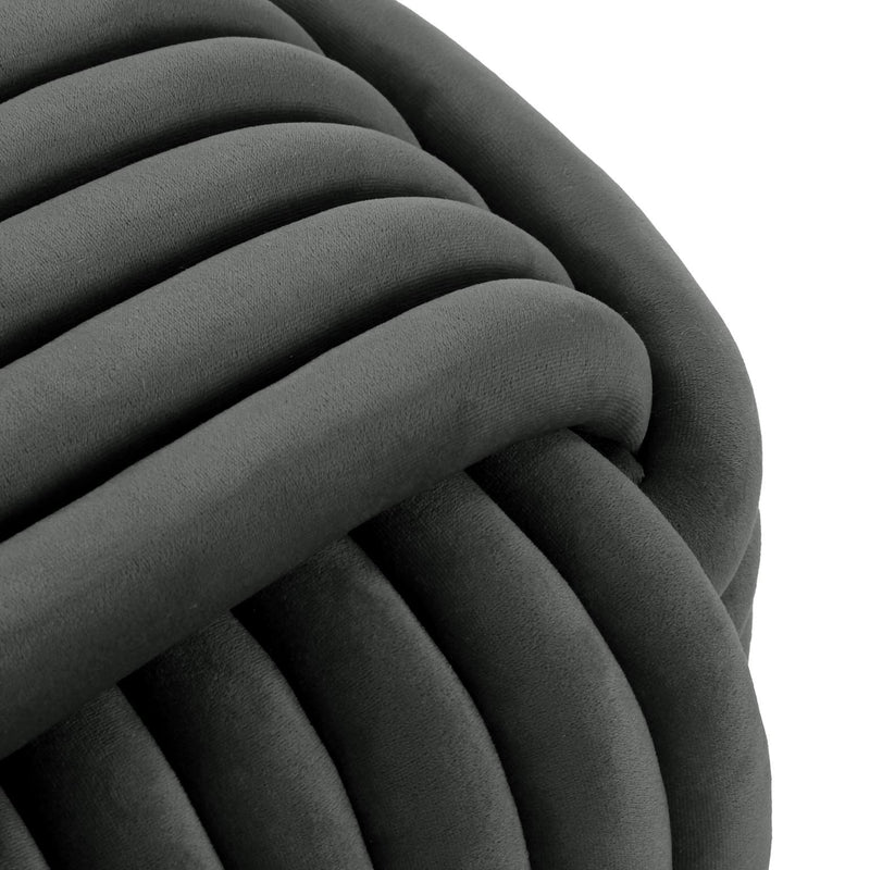 Versa Square Dark Grey Ottoman